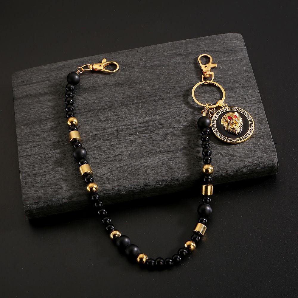 Gold beaded chain Belt